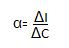 Symbolic representation of accelerator coefficient 1