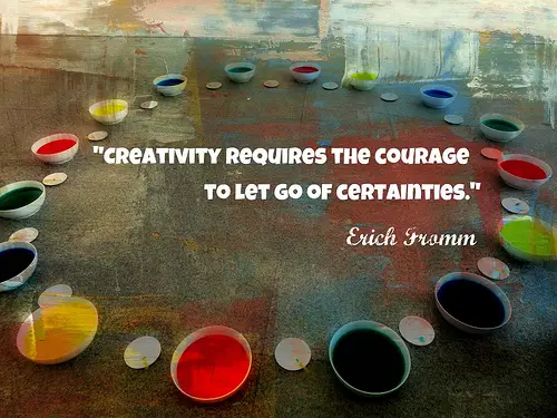 Creativity quote. Motivational quote.
