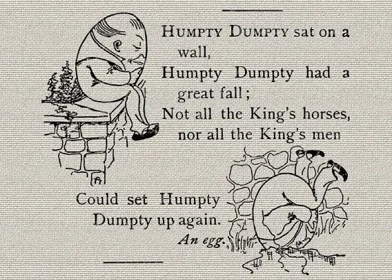 humpty dumpty rhyme