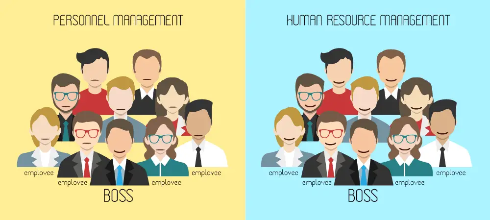 Personnel management vs human resource management
